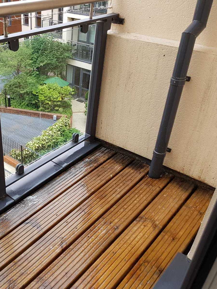 Clean balcony