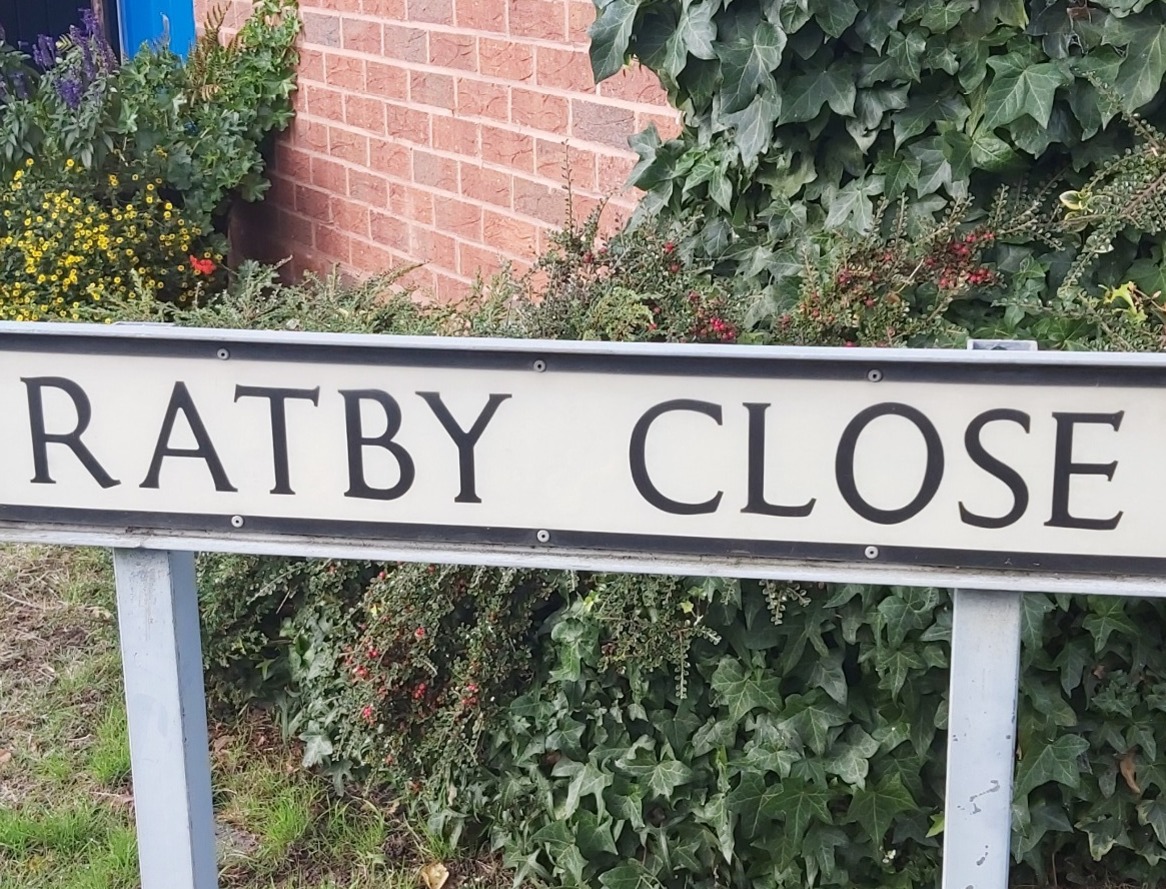 Ratby Close sign